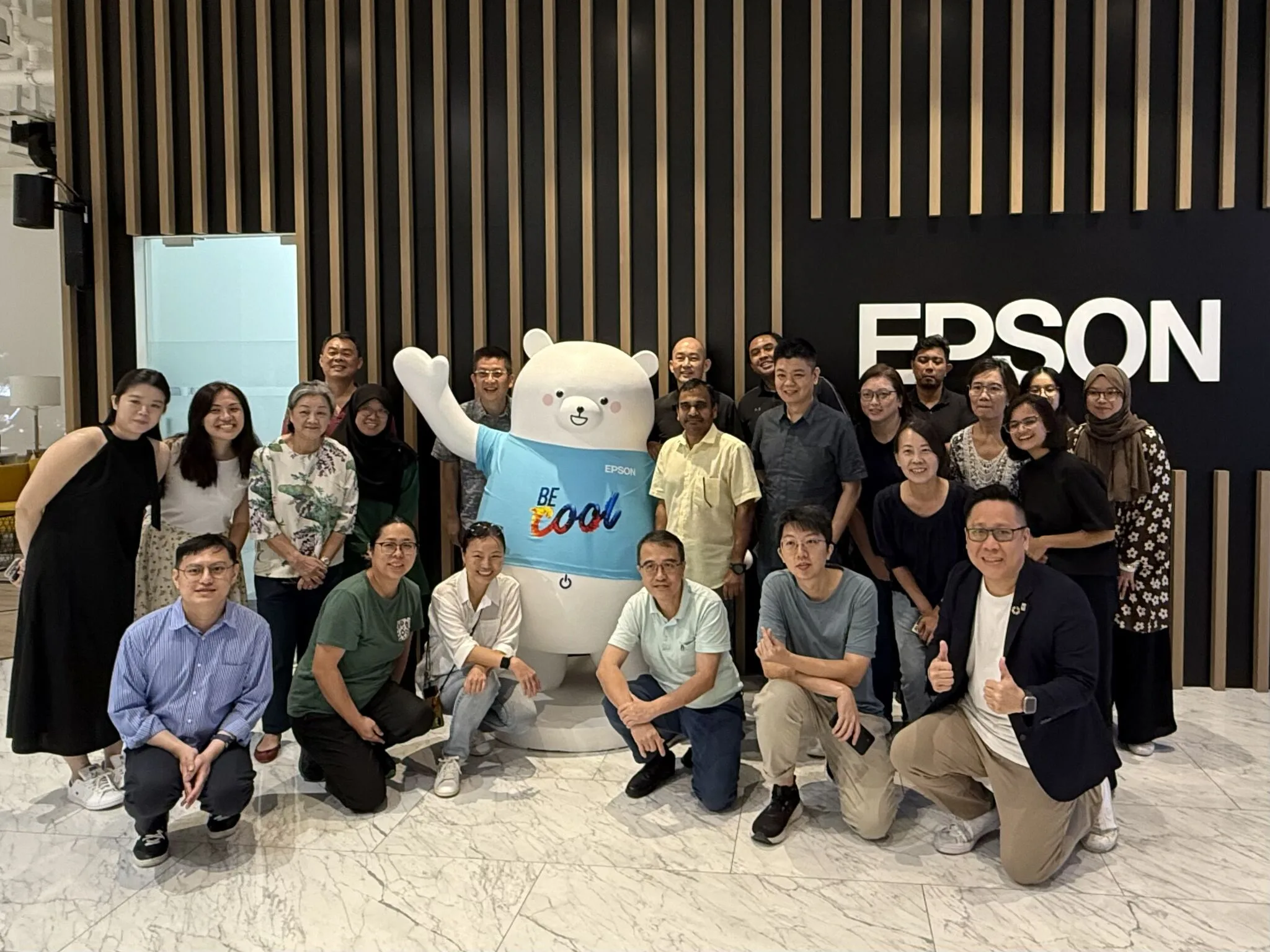 Epson Singapore sustainability tour highlighting ESG reporting practices and eco-friendly innovations.